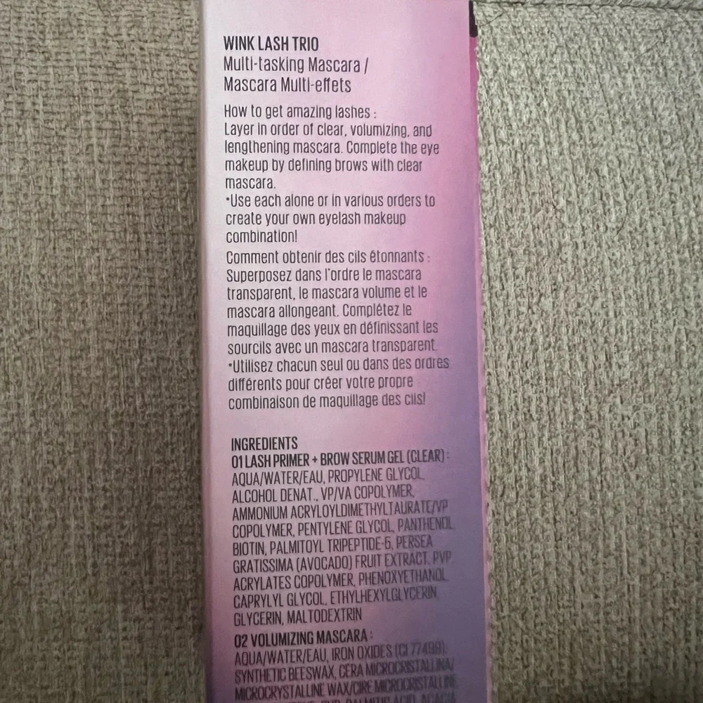 New Kaja Wink Lash Trio 3 Full Size Mascara Primer Brow Gel Korean Beauty $30